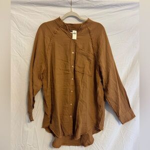 NWT Aerie Oversized Cotton Tunic/Cover-Up - Size Small